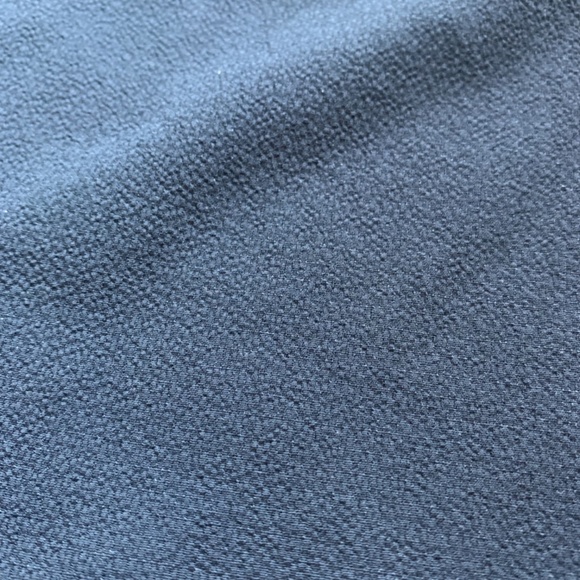 🦋 NEW Embroidered Mesh Flounce Sleeve All Black Top Semi Sheer Sleeves Women XS - Picture 8 of 16